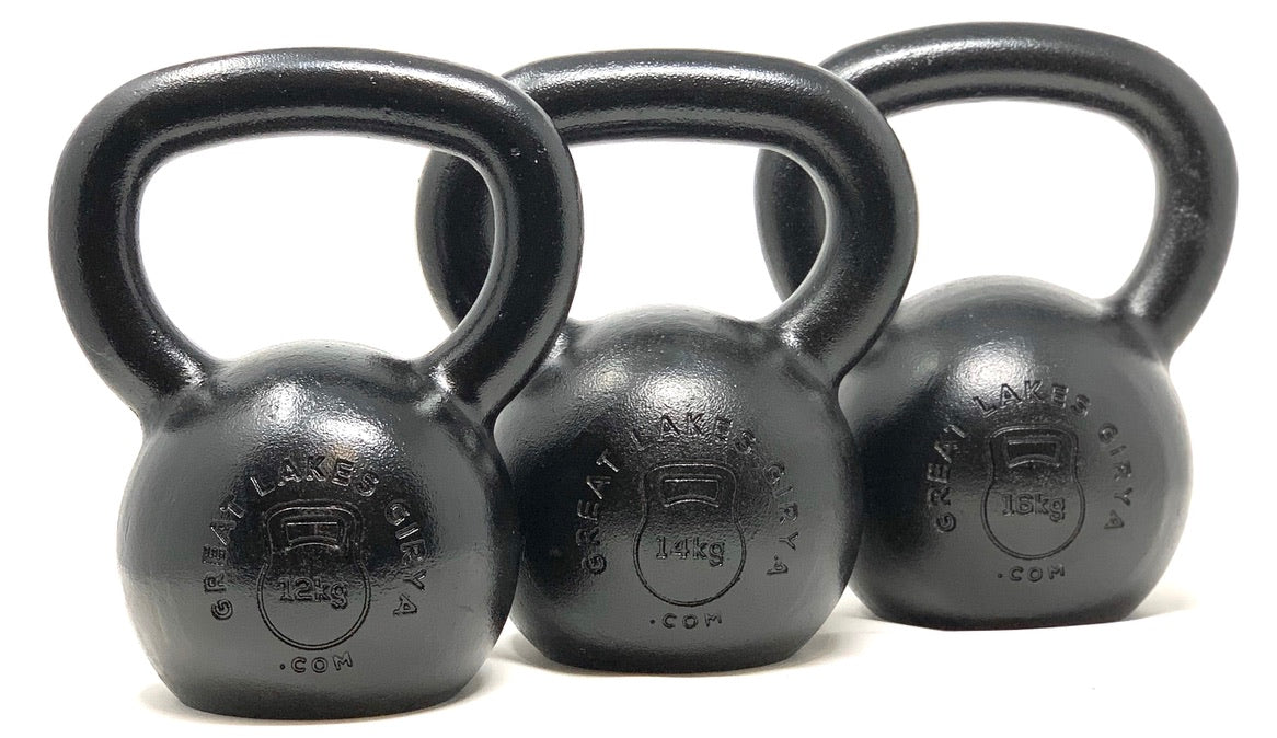 Great Lakes Girya PRO E-Coated Hardstyle Kettlebells