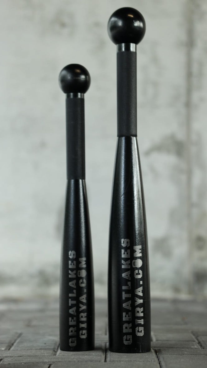 E-Coated and Knurled Steel Clubs