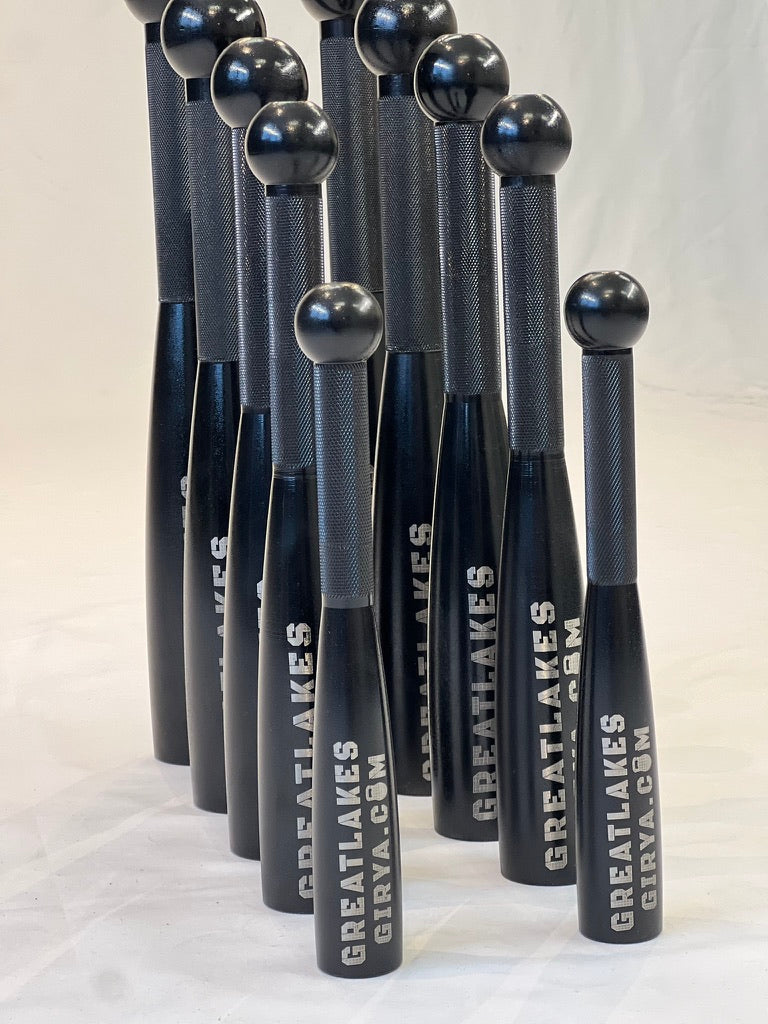 E-Coated and Knurled Steel Clubs